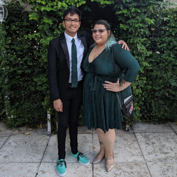 Torrid Emerald Wrap Dress - Picture 2 of 6